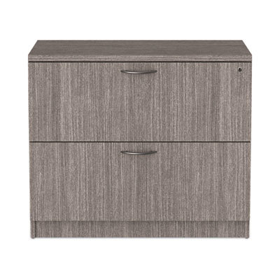 Alera Valencia Series Lateral File, 2 Legal/Letter-Size File Drawers, Gray, 34